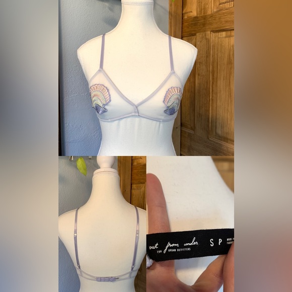 Out From Under for Urban Outfitters Mermaid Shell bralette SP - Picture 2 of 4
